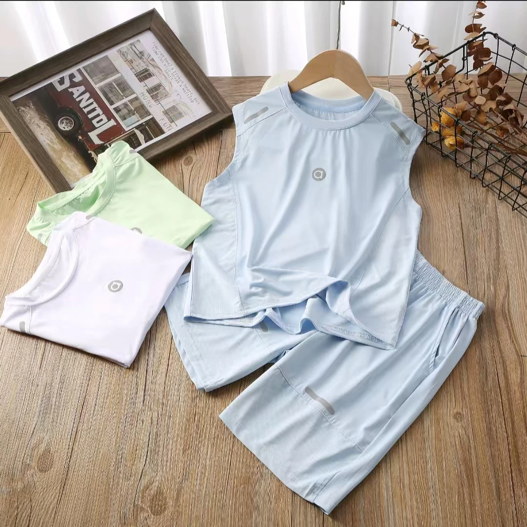 速干背心套装25夏季新款中大童背心套装-LY25106、LY25107