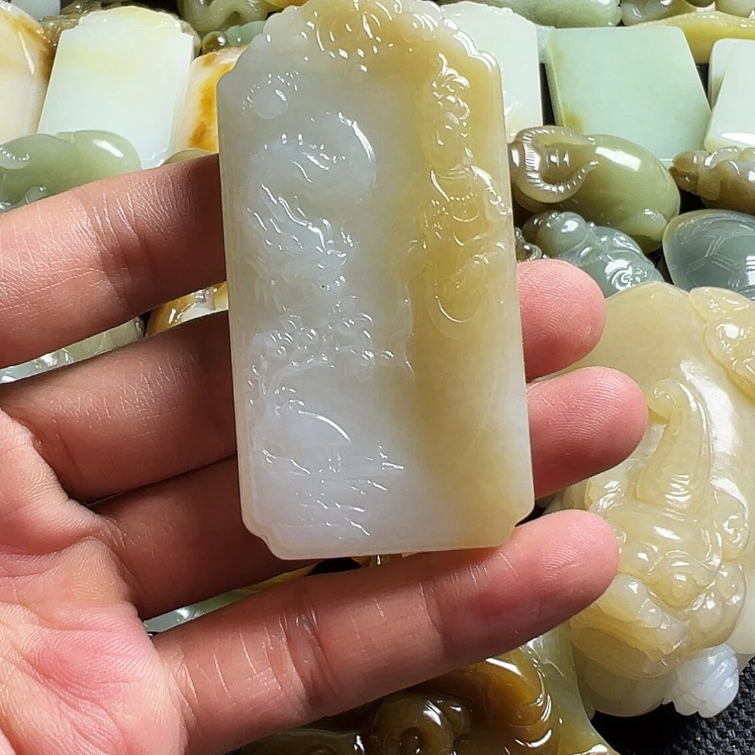 西***吊坠(不含链)未镶嵌和田玉