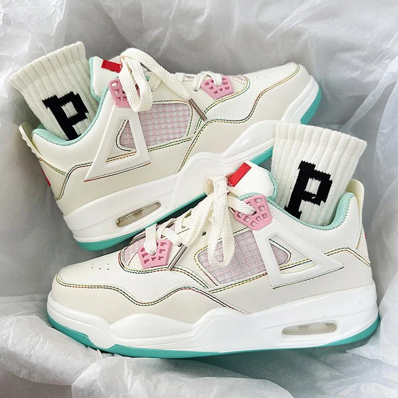 女鞋厚底增高气垫运动鞋子女潮春季新款百搭爆款休闲板鞋