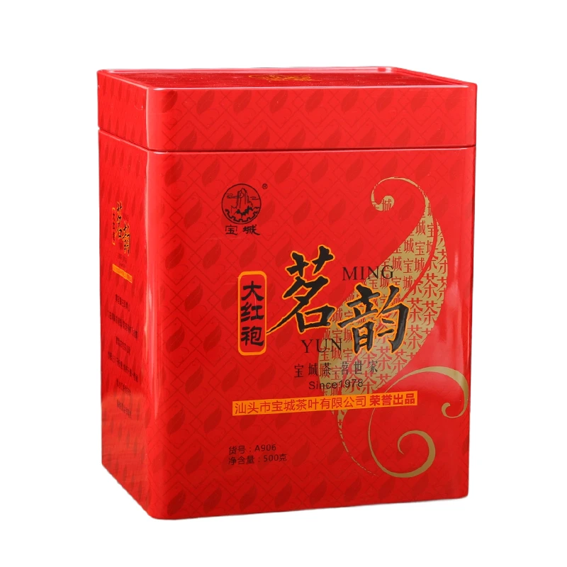 宝城茗韵大红袍A906浓香型正宗武夷岩茶散装乌龙茶罐装500g正品