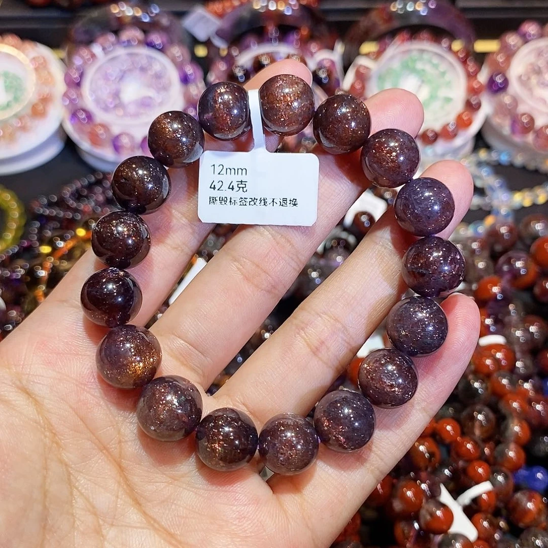 总***酱手串堇青石未镶嵌12mm左右