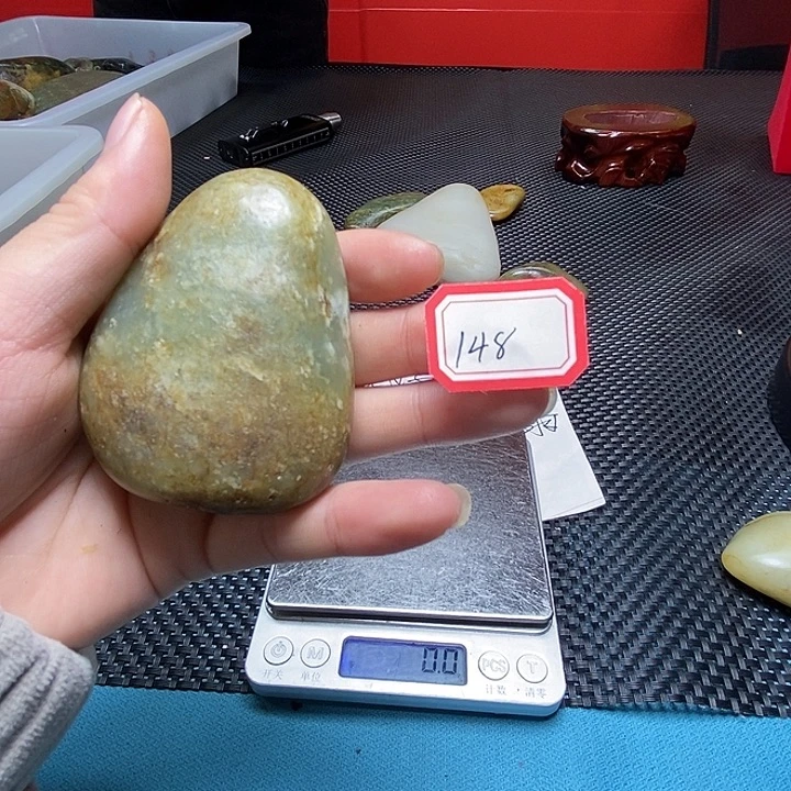 和田玉未镶嵌挂件148