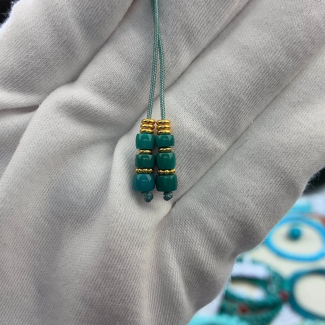 未镶嵌绿松石绿松石4.5mm