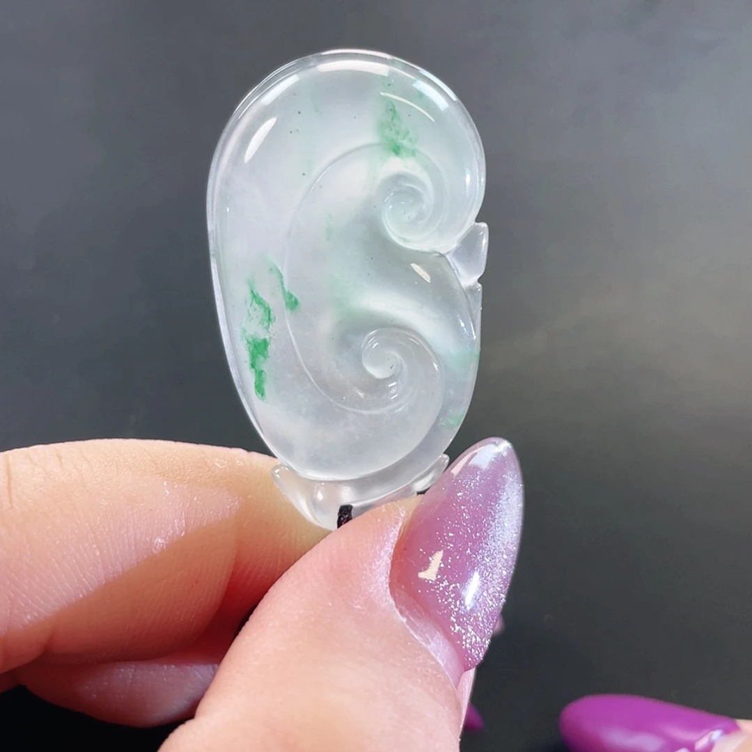 【闪购商品】颈饰未镶嵌石英质玉冰如意
