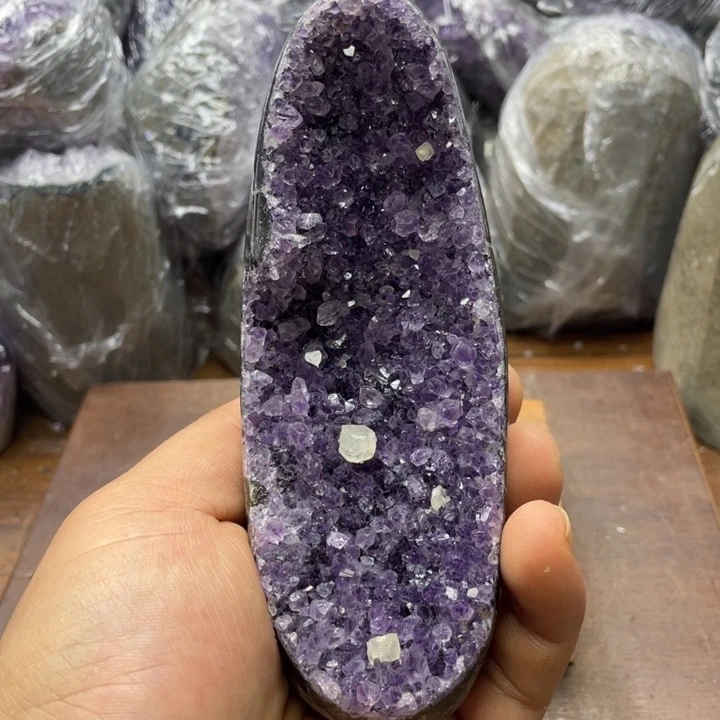 未镶嵌摆件紫晶紫晶