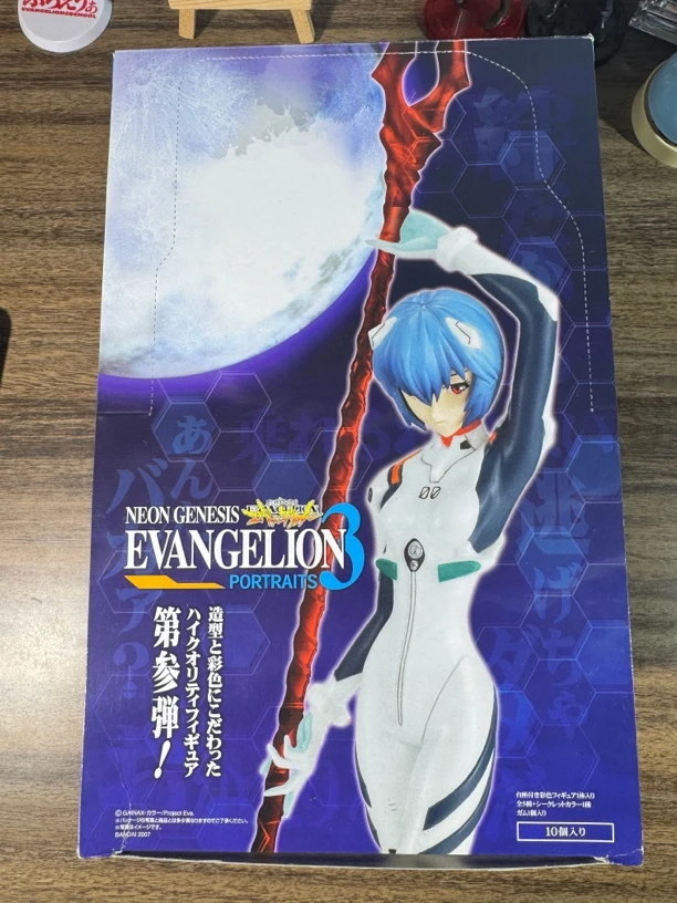福音战士 eva 朗枪绫波丽盒蛋手办（一盒一个）