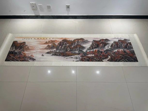 八尺的山水画装饰画挂画客厅