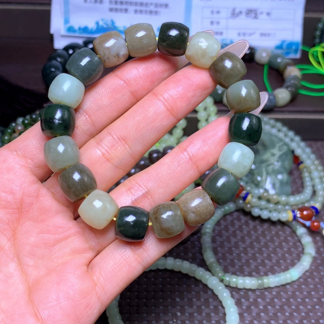 未镶嵌手串和田玉卡12