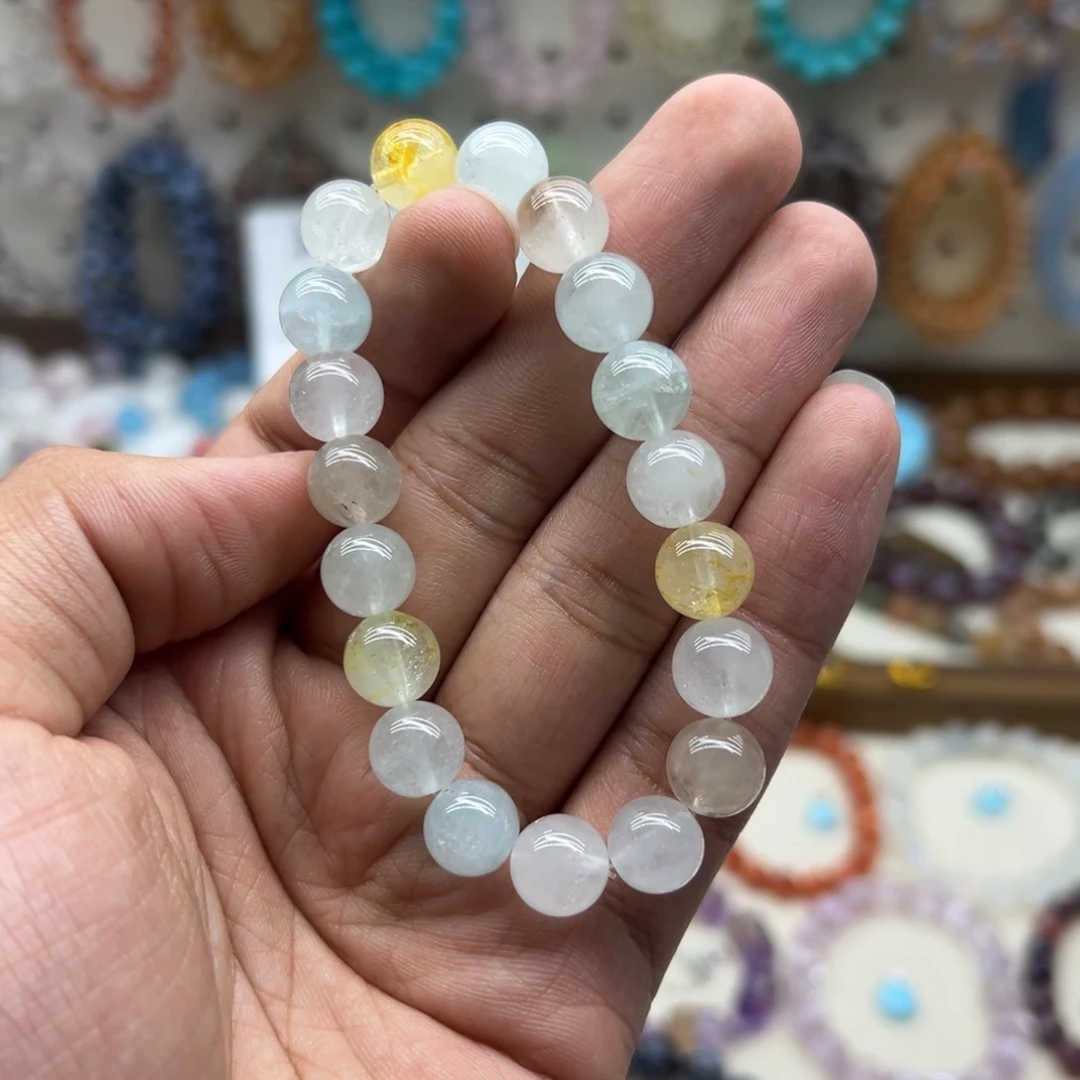 手链未镶嵌水晶10咪彩托帕