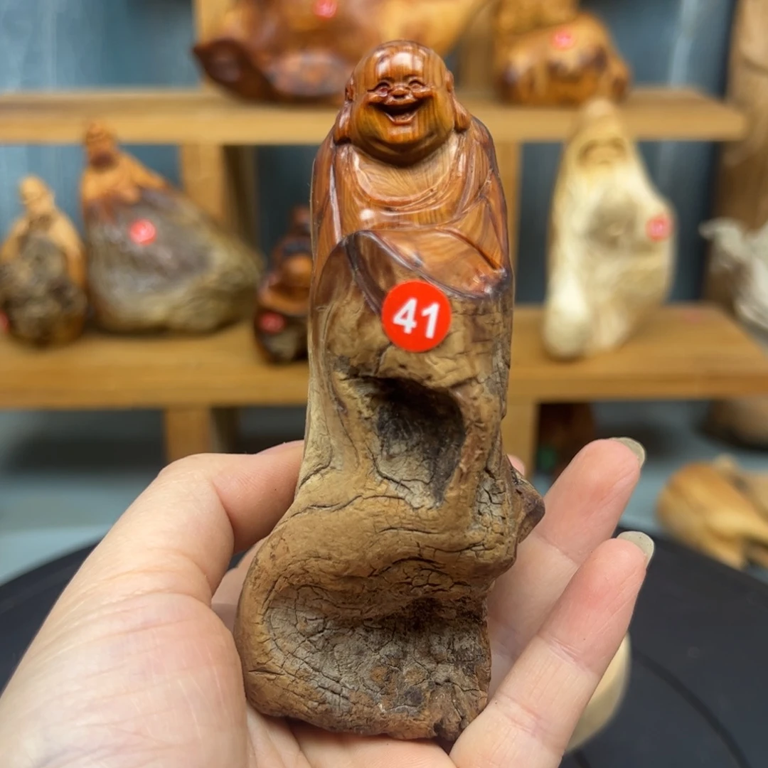 木周崖柏木摆件手把件