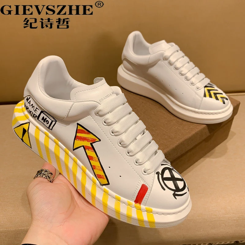 纪诗哲男鞋痞帅高级感冬季新款轻奢时尚板鞋潮流百搭厚底休闲鞋子