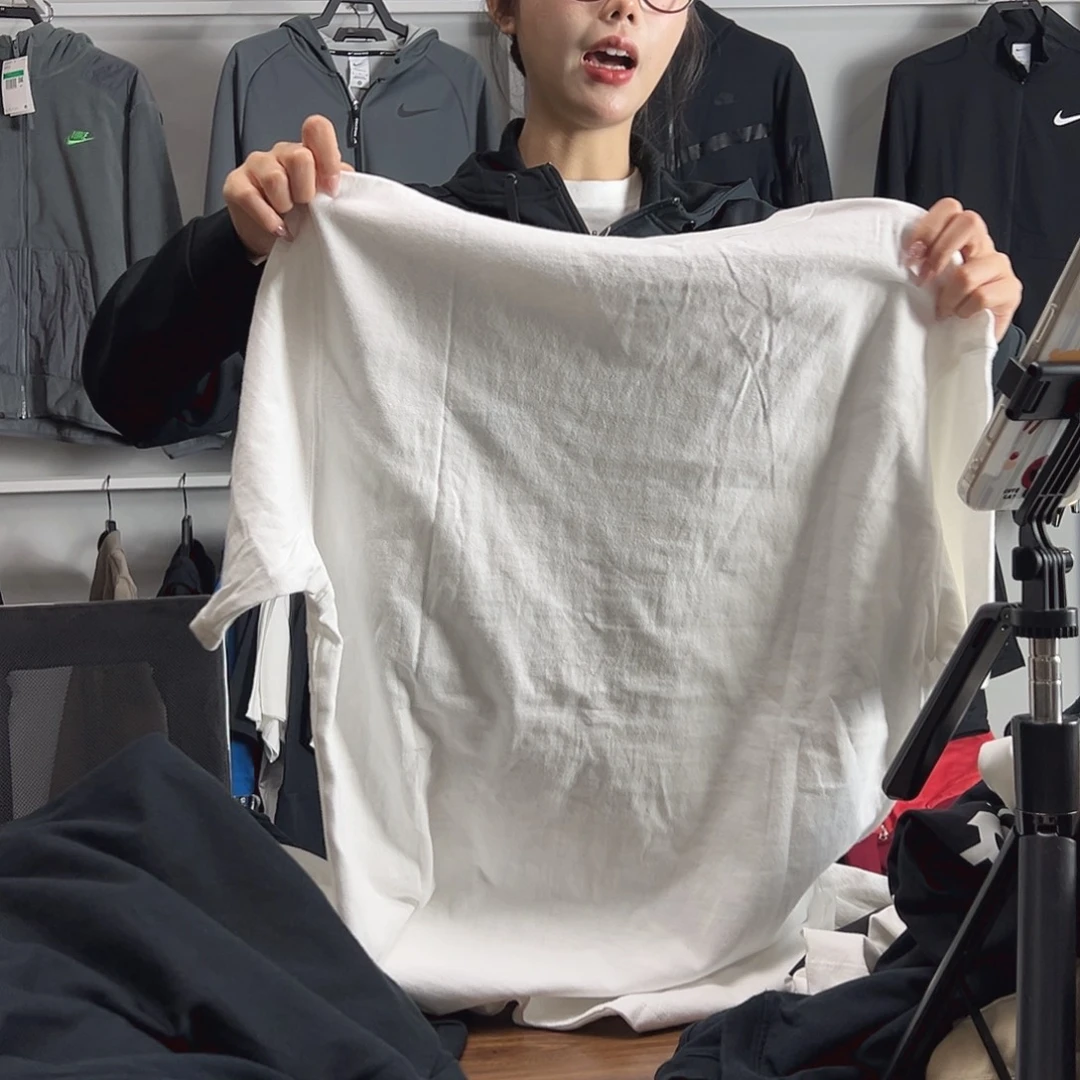 口袋白色短袖2XL码180-200斤不退换