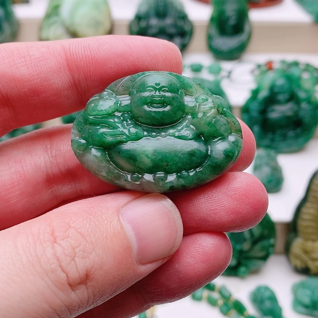 独山玉未镶嵌吊坠