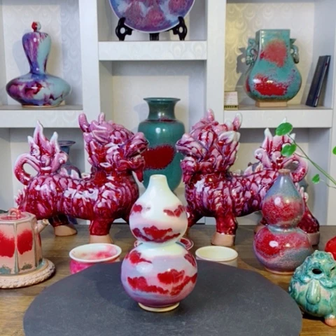 瓶禹州神后钧瓷原产地~