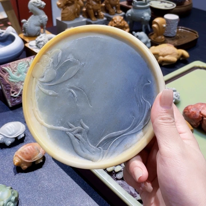 荷花精品手工制作壶承