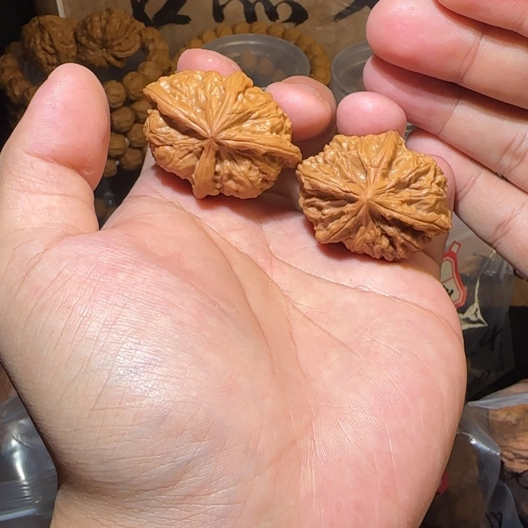 文玩核桃把件41全品玉玺四棱