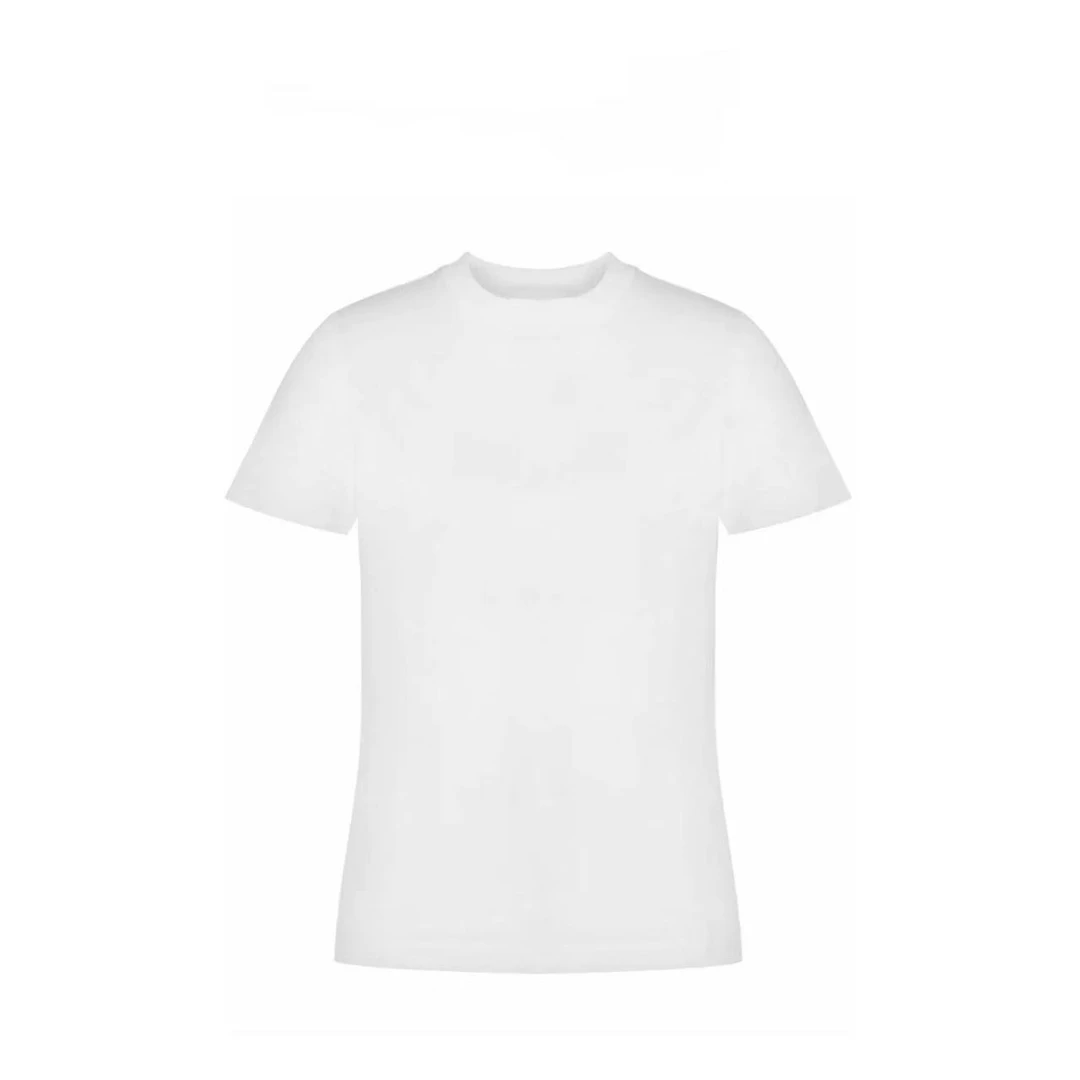 KZ男士棉质字母正面LOGO刺绣/背后大标圆领短袖