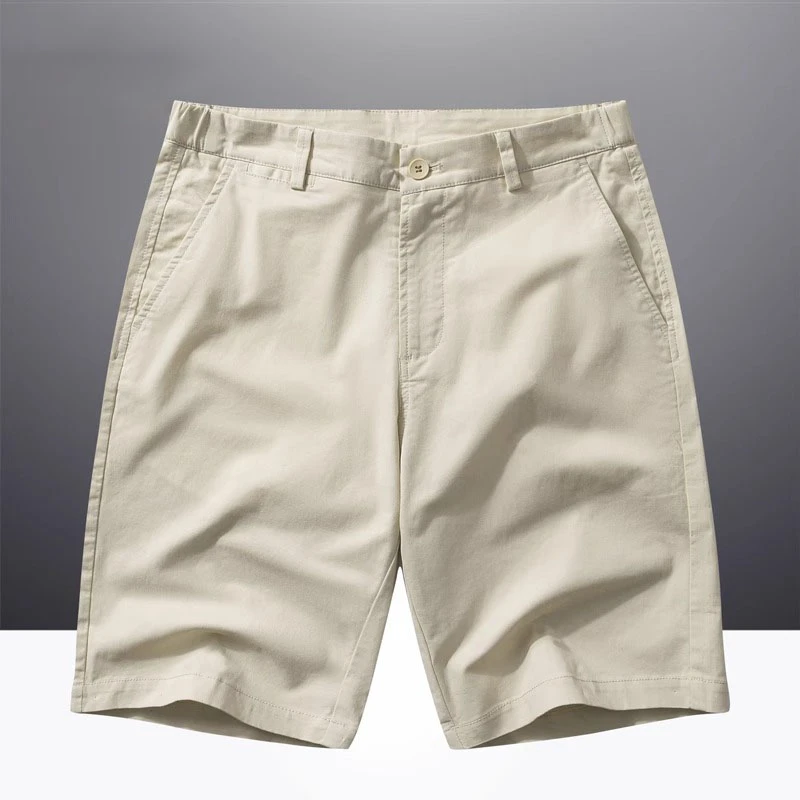 Cebrodz夏季新款男短裤时尚百搭棉布五分裤潮流薄款大码休闲裤