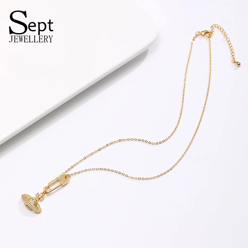 铜合金项链 《货号6322》太后秋冬时尚毛衣扣针项链