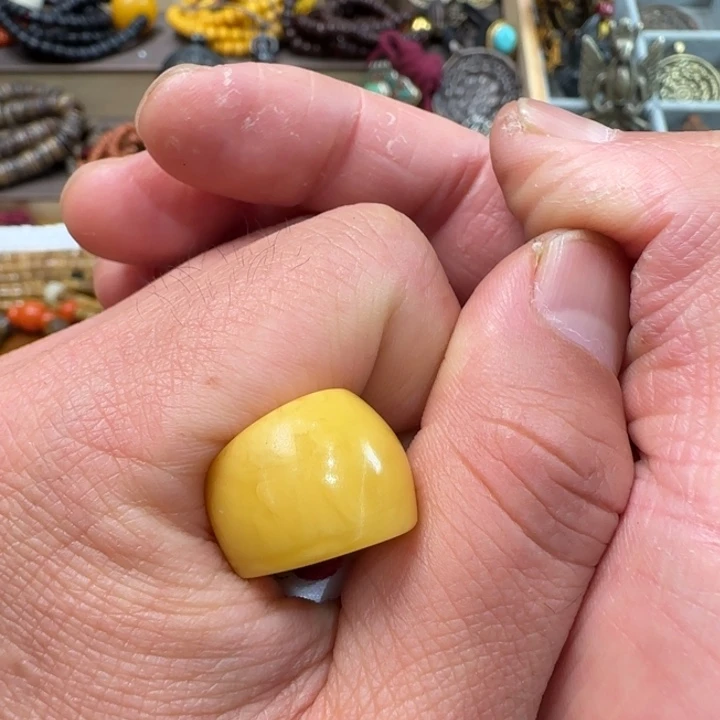 哆****）藏传老物件念珠配饰