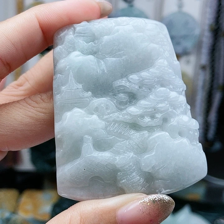 翡翠未镶嵌颈饰翡翠
