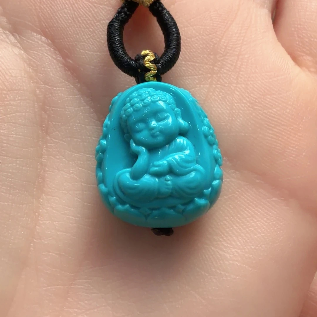 绿松石未镶嵌颈饰