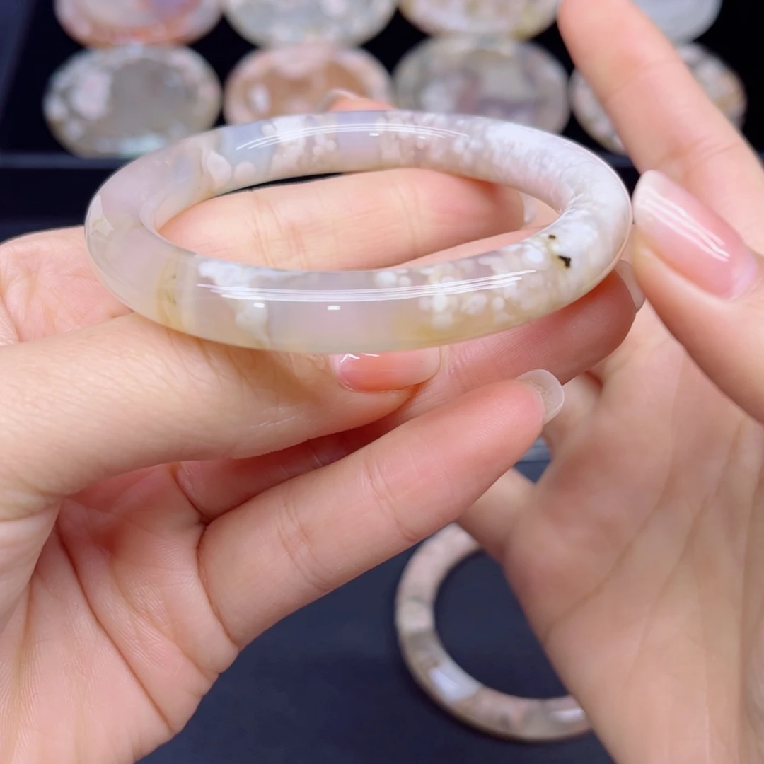 玛瑙/玉髓未镶嵌手镯, 57