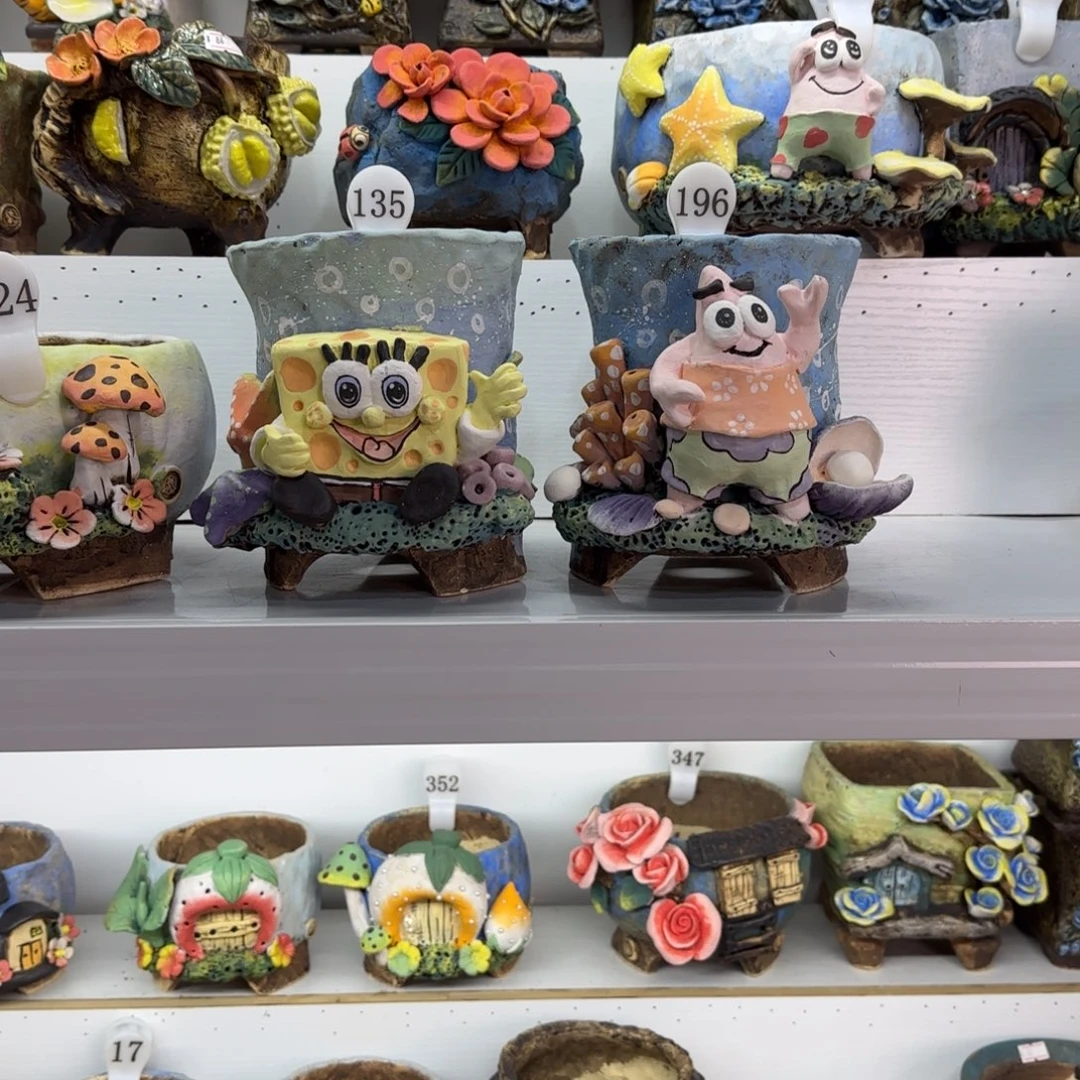 枫***叔本默花器麦饭石花盆