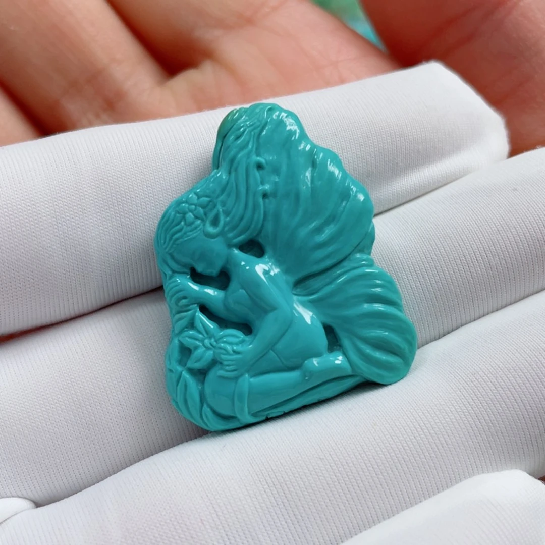 未镶嵌绿松石珠宝奇石