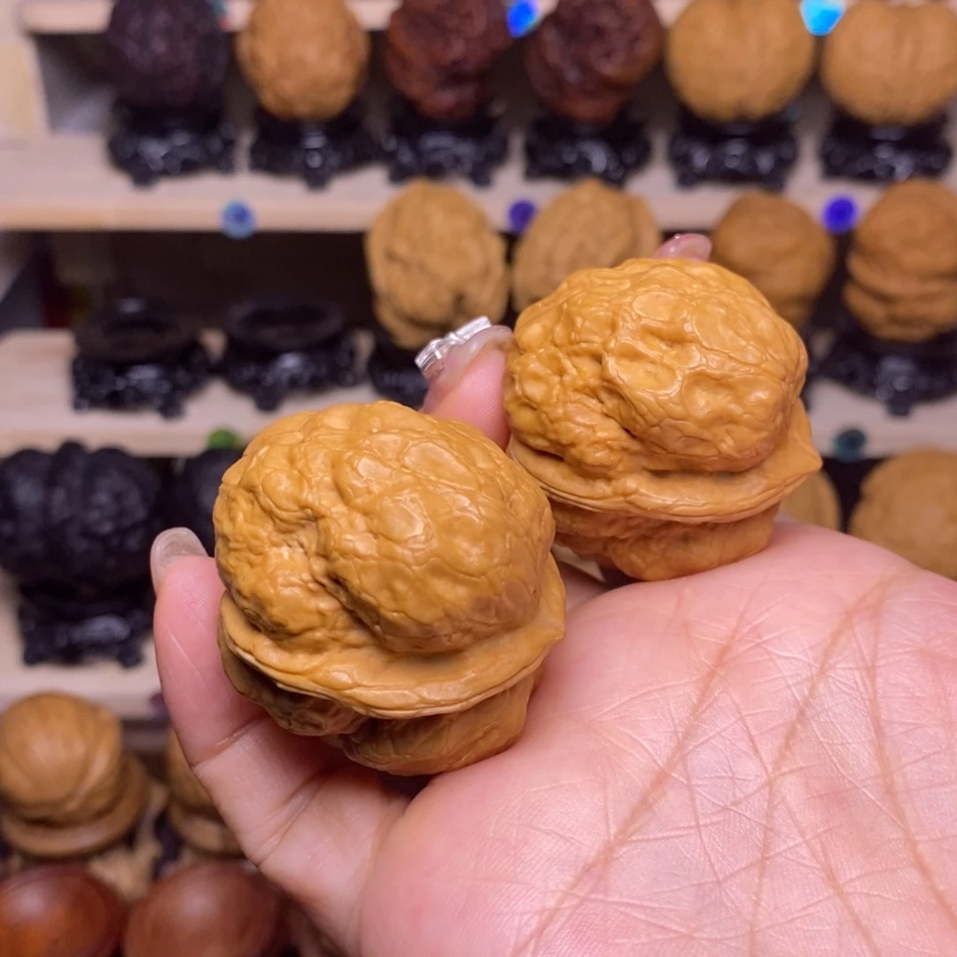 月***兔文玩核桃把件X6金蟾疙瘩包