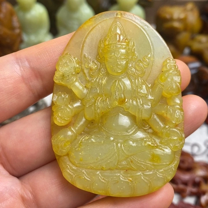 未镶嵌蛇纹石玉颈饰113