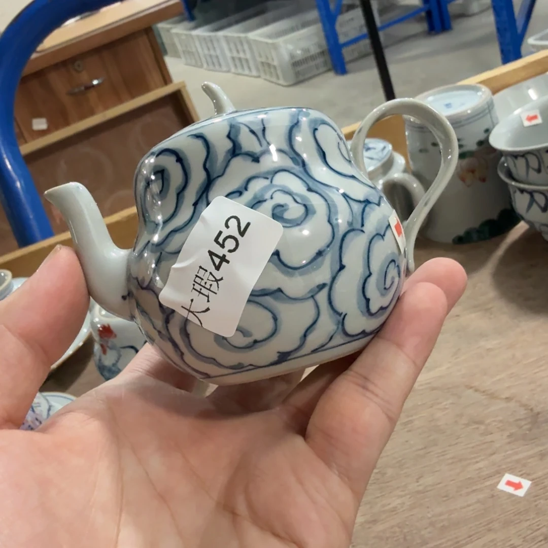 釉下彩纯手绘微瑕