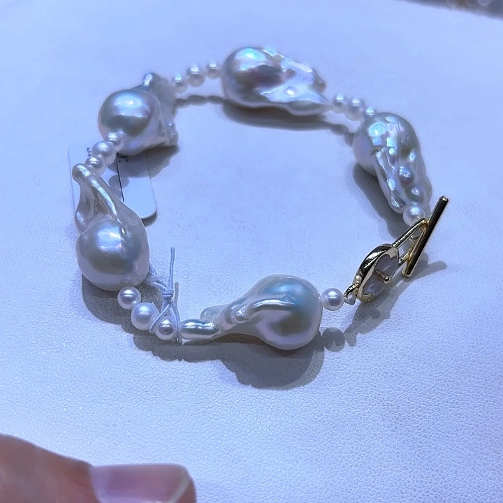合金淡水珍珠颈饰