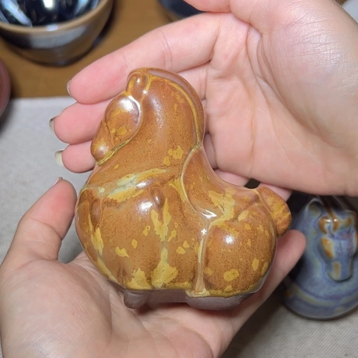 茶盏在栖落直播间选的好好看啊