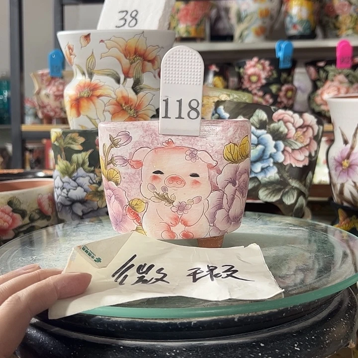 景德镇手绘花盆新号开播