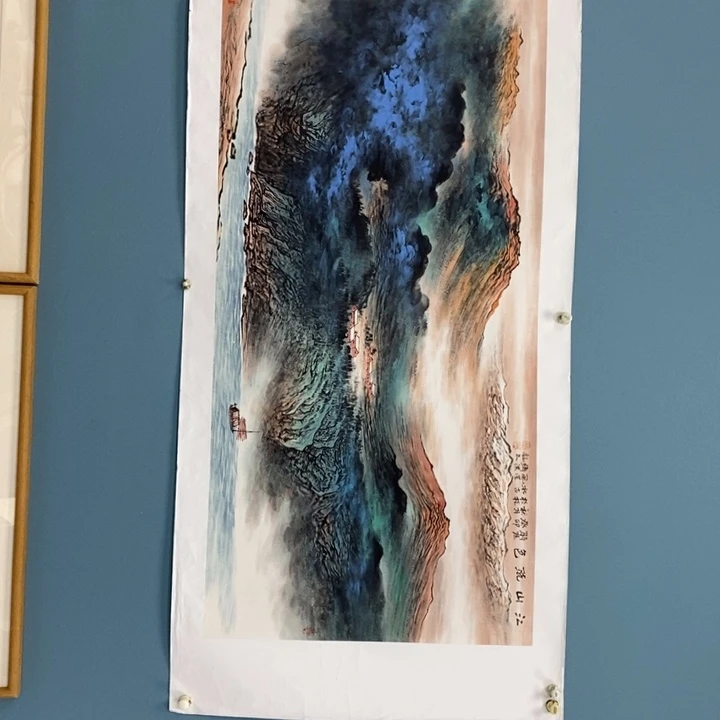 国画张绪洪。