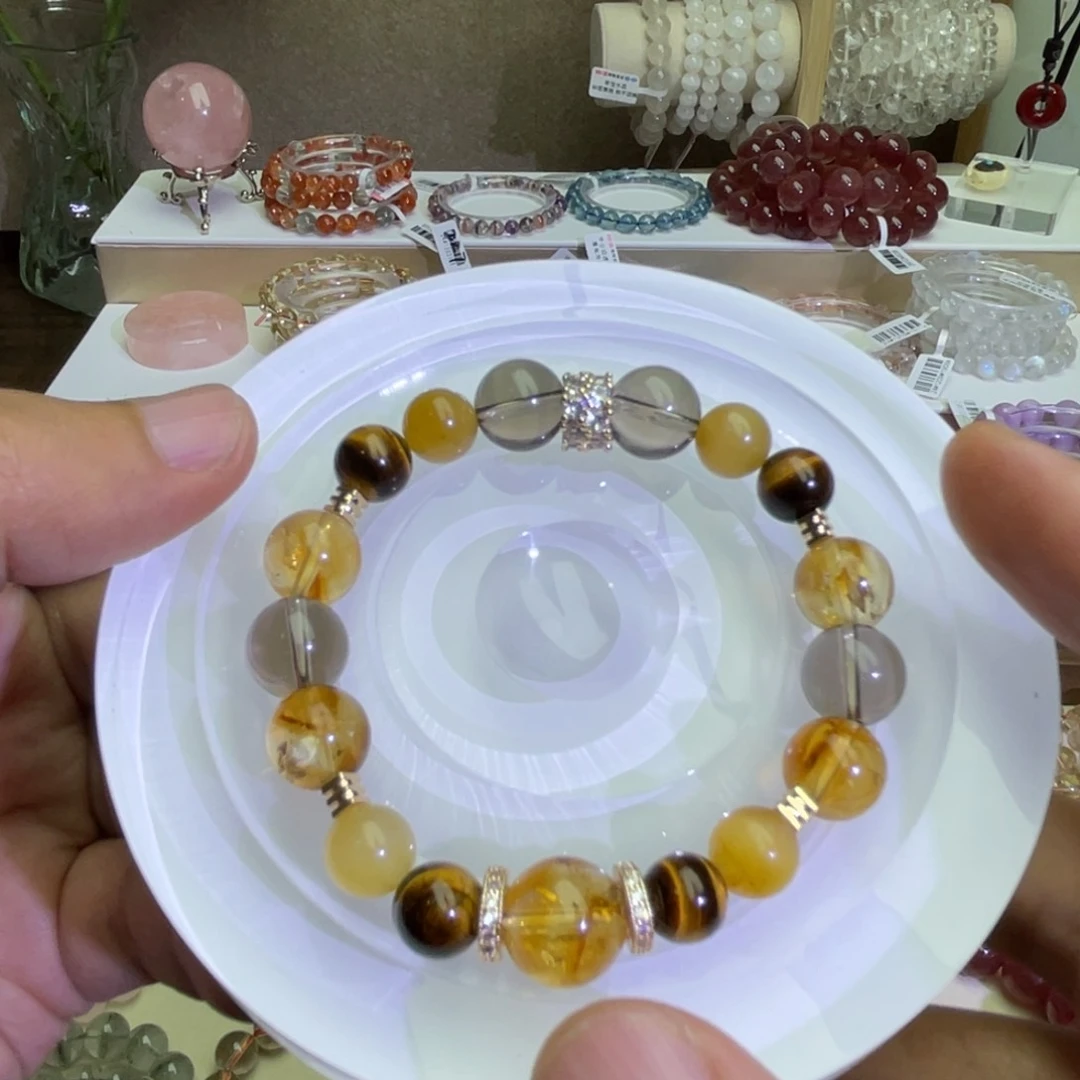 水晶手链未镶嵌金霸设计款