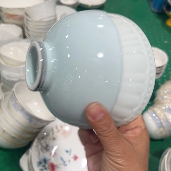 瓷片青瓷五寸晚两个微瑕