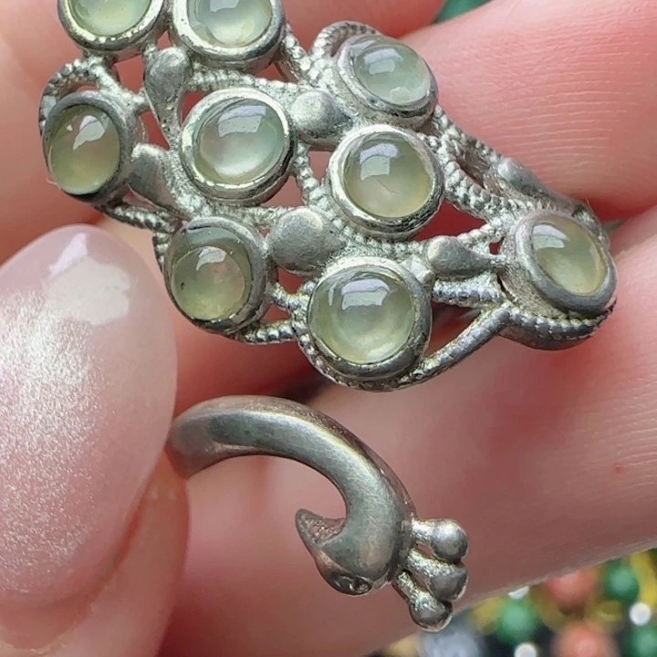 翡翠银S925镶嵌颈饰天然A货24