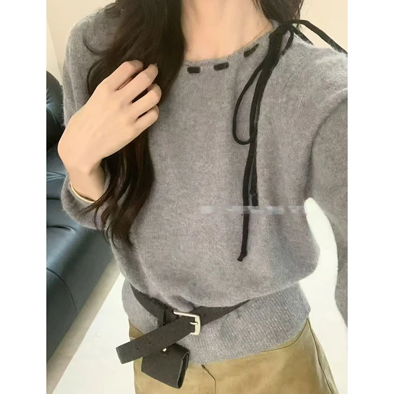 LMY 抽绳毛衣 #3119
