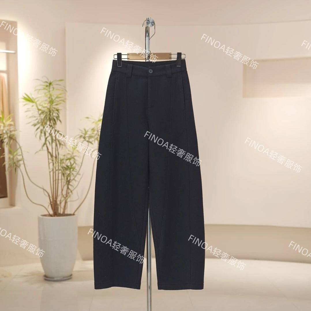 【认准正版】一件过冬加绒羊毛裤可机洗轻奢百搭香蕉裤女K88065
