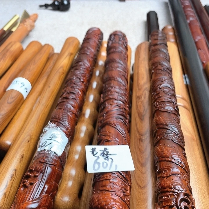 紫檀木盘龙棍40✖️3.4厘米