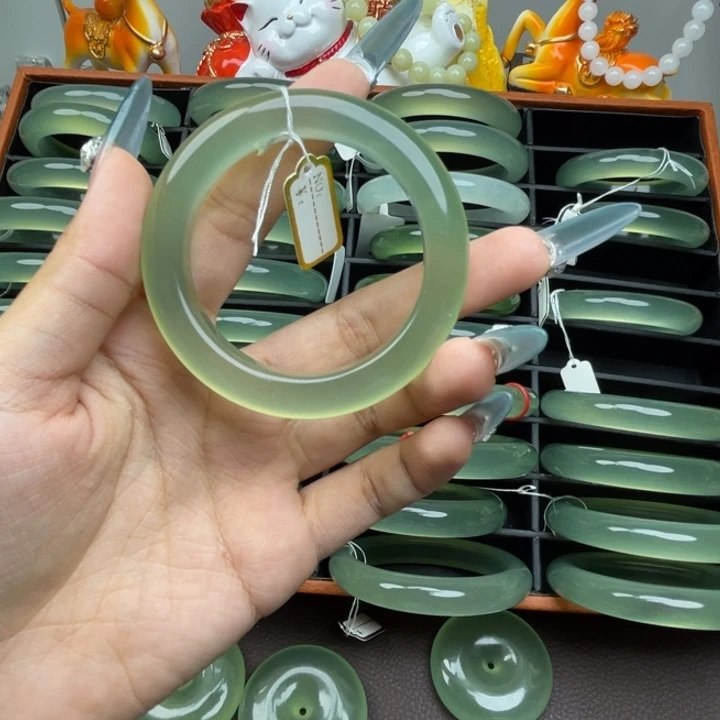 不***！岫玉未镶嵌手镯岫玉手镯