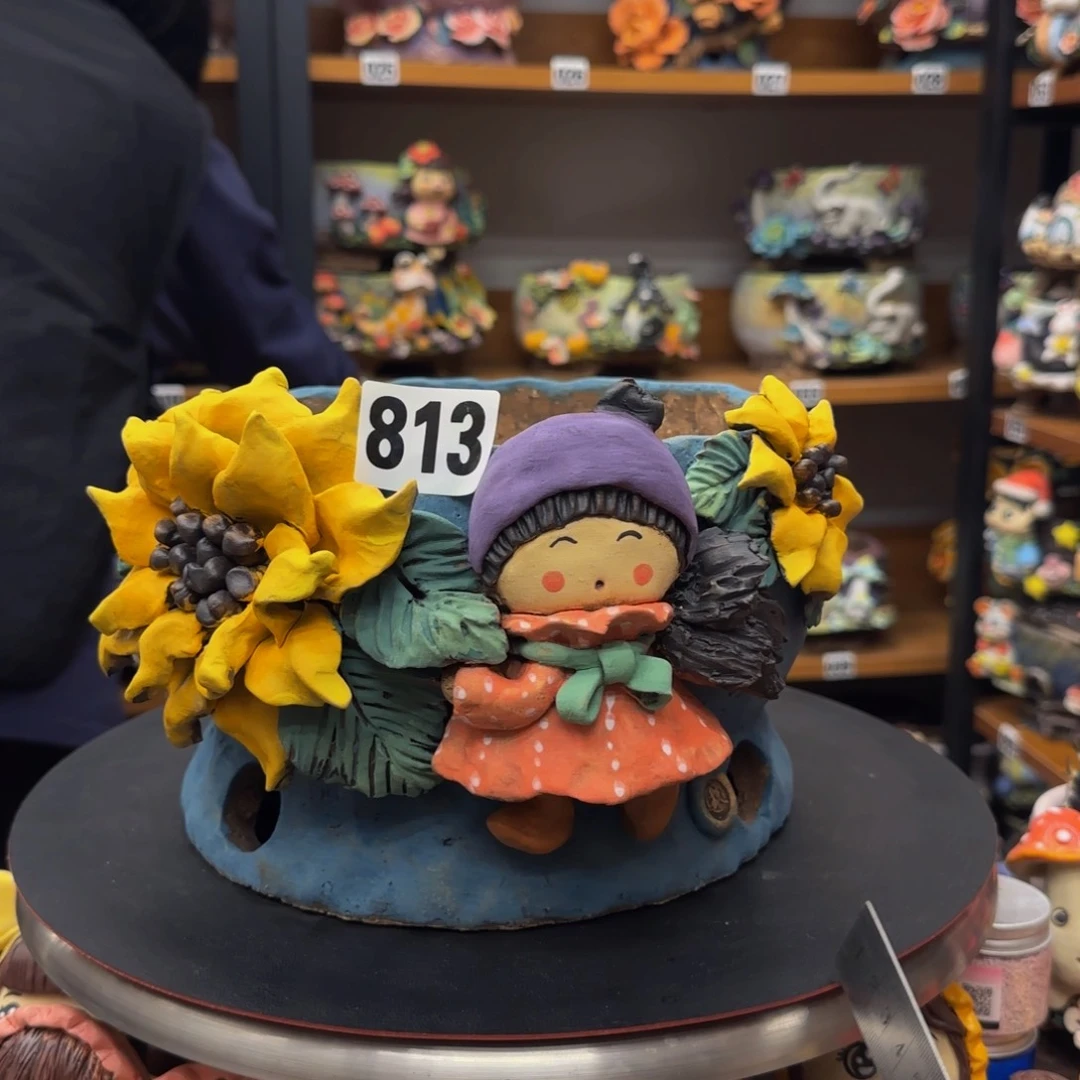 【闪购商品】粗陶手捏