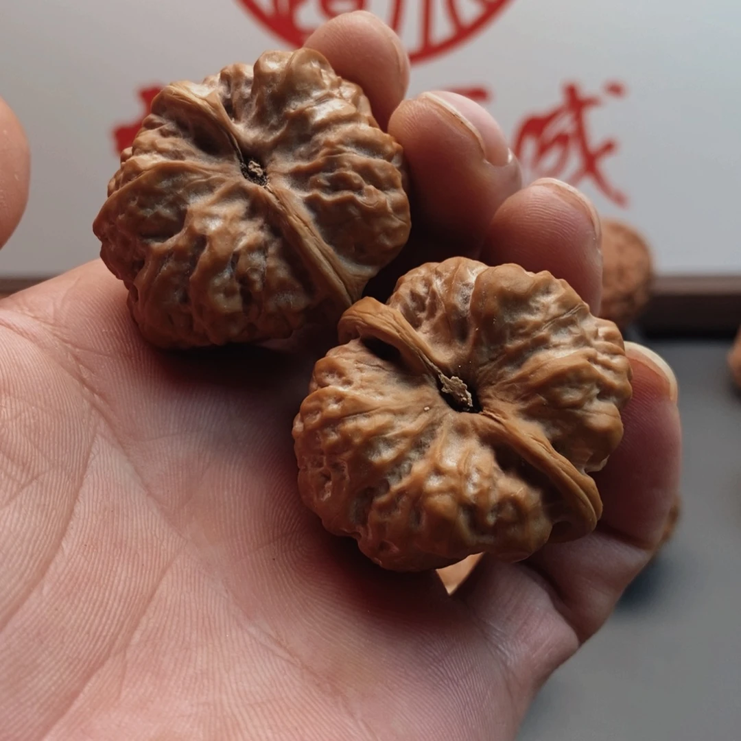 把件文玩核桃红皮蛙37