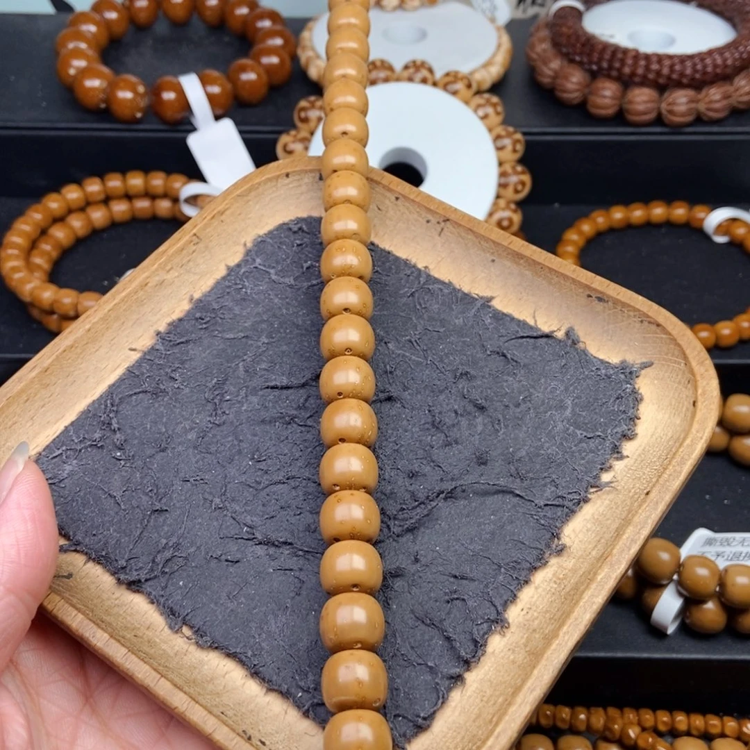 手串紫金鼠11.7mm近实心精工黄金甲短轴天花板