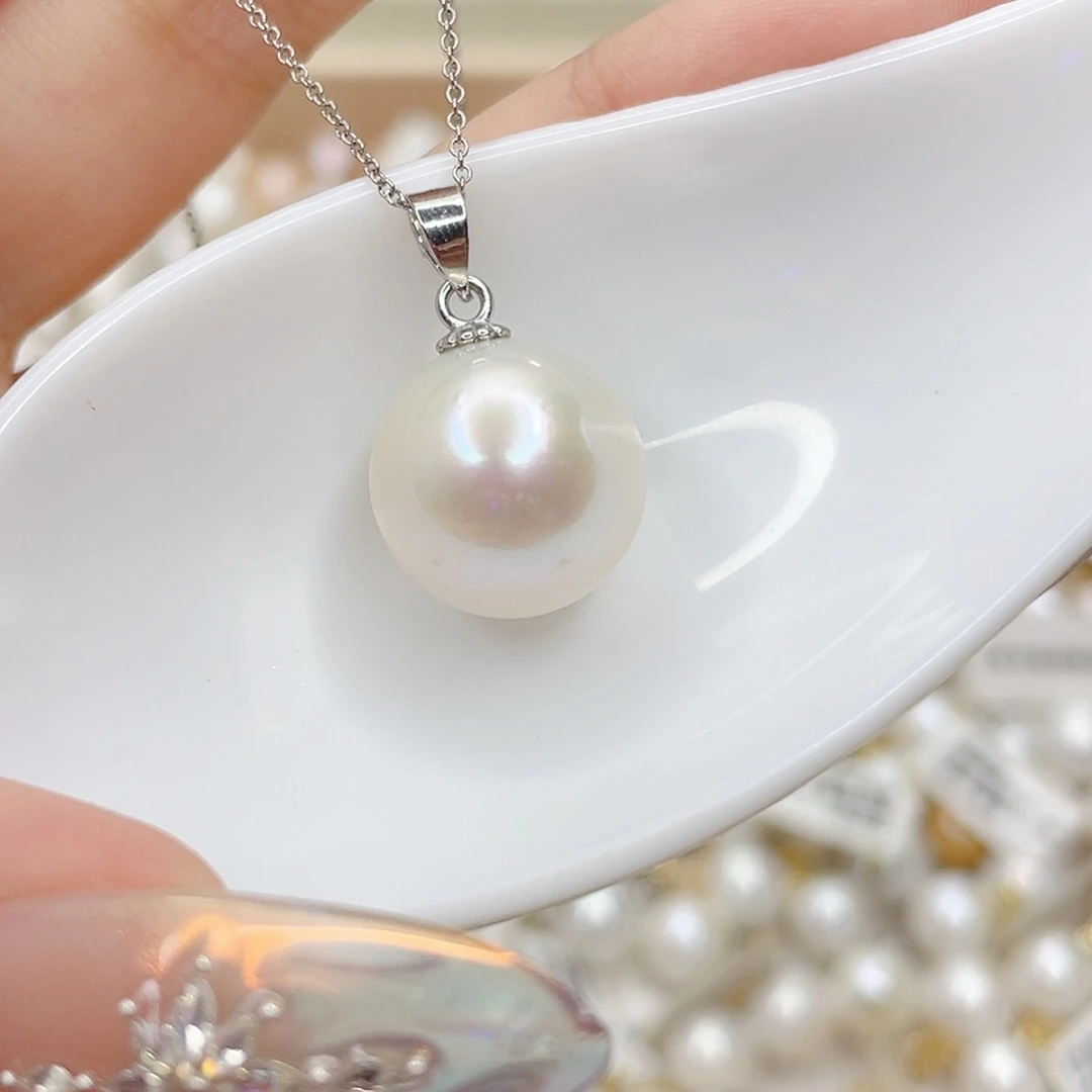 淡水珍珠未镶嵌吊坠(赠链)