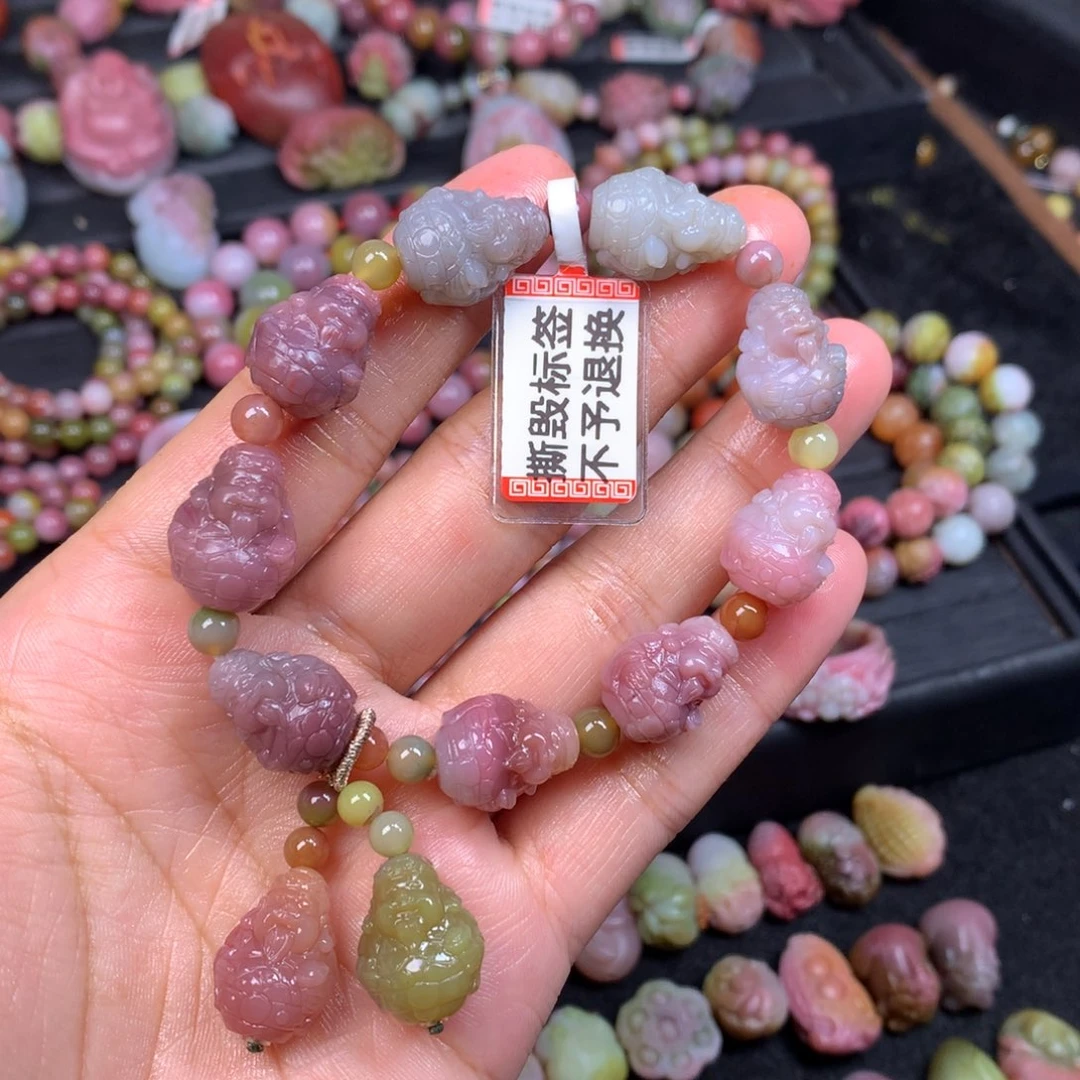 玛瑙/玉髓未镶嵌手链