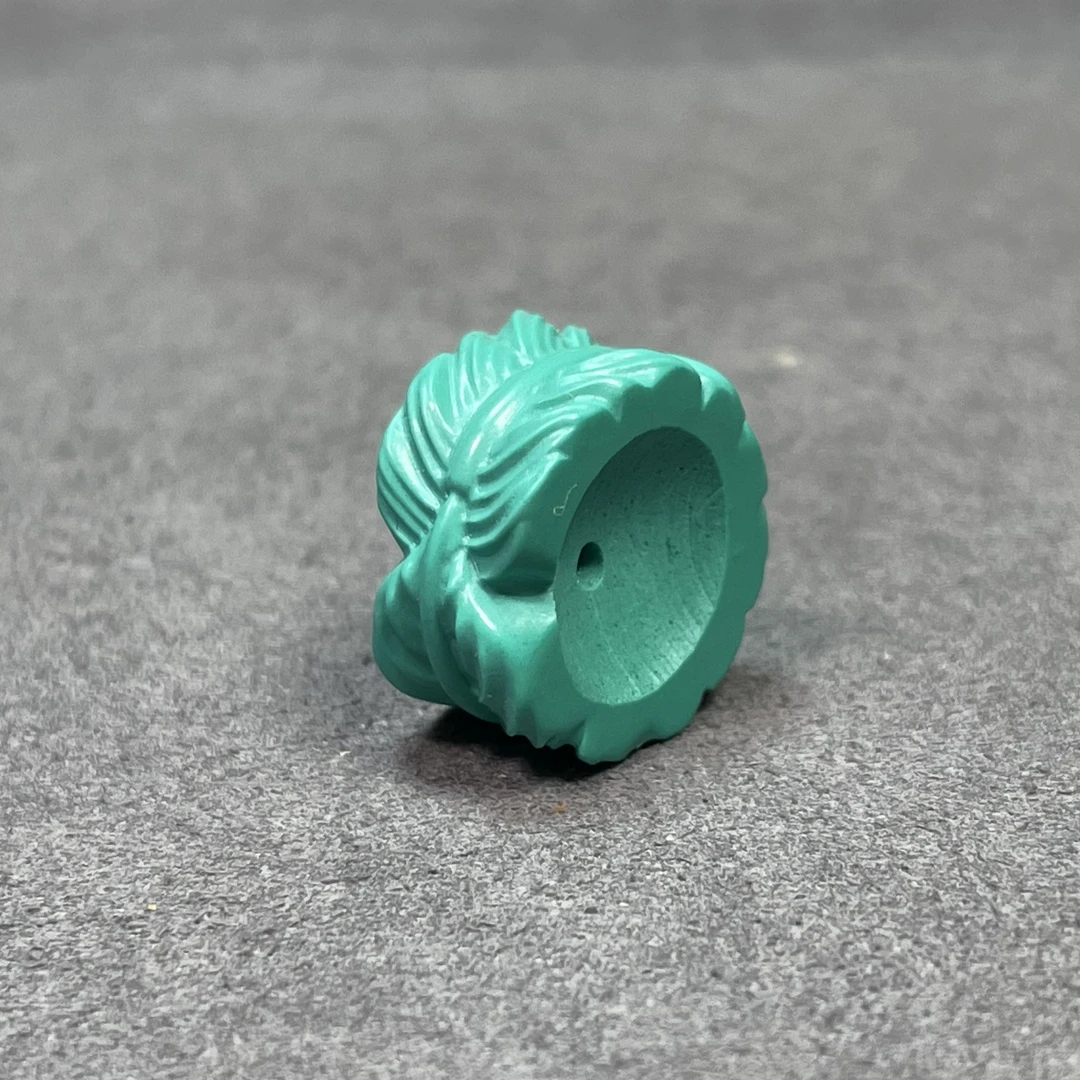 2510百搭DIY苏工10毫米蒙松羽毛扣隔片配珠顶珠配饰配椰壳猴头