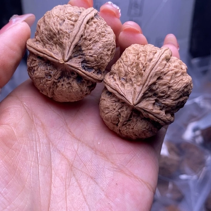 文玩核桃把件云南野生铁核桃116号40mm